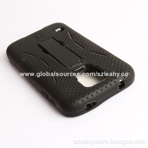 New arrival PC case with kickstand, inner is silicone, for Samsung S5/G900